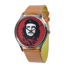 Che Guevara Watch Big size Men&#39;s Watch Orange Band Watch Free Shipping - £35.97 GBP