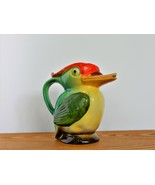 Toucan Parrot Creamer Pitcher Jug 1940s Art Pottery Tropical Exotic Bird... - €29,85 EUR