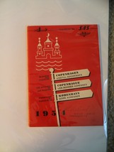 Vintage 1954 Booklet Copenhagen Useful Addresses SAS AIrlines - $18.81