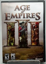 Age of Empires III (PC CD, 2005) 3 discs in case w manual quick reference - £9.34 GBP