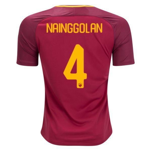 New Radja NAINGGOLAN #4 AS Roma Home 2017-2018 Men Soccer Jersey - $35.50
