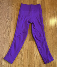 Lululemon Zone In Crop 6 Violet purple seamless compression tight high w... - £23.20 GBP