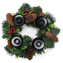 Pine and Fruit Advent Wreath Candle Holder 14 in Diameter (Candles not I... - $48.98
