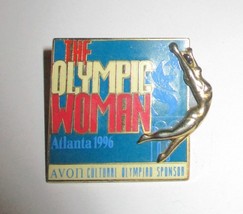 The Olympic Woman Atlanta 1996 AVON - Olympic Lapel Pin - £3.14 GBP