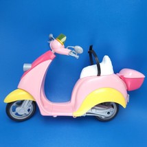 Barbie Pink Vespa Scooter Bike Piaggio Moped Mattel 11 inch Doll 2011 X5448 - $12.46