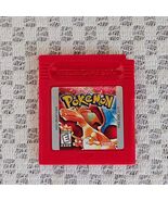 Nintendo Game Boy Pokeman Video Game 1990s  Authentic Red Version Works ... - $72.98