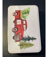 Greenbrier International Inc Empty Cookie Christmas Tin Empty 8x5x3 Inches - €8,56 EUR