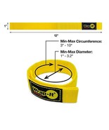 Hook and Loop Strap 12&quot; Yellow Wrap-It Storage for Boat Rope, Hose, Cabl... - €4,14 EUR