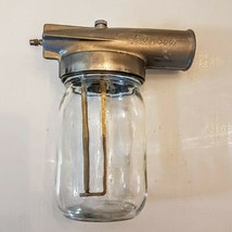 Rainbow Vacuum Shampoo/Wax Sprayer MCM Atomic VTG Glass Jar Attachment Part - £12.64 GBP