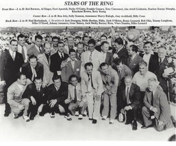 STARS OF THE RING 8X10 PHOTO BOXING PICTURE TUNNEY CONN DEMPSEY WITH NAMES - £3.90 GBP