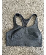 Avia Size Medium Gray Sports Bra Athleisure wireless Racer Back - £4.45 GBP