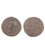 54-68 Roman Imperial AE As VF Nero Victory SPQR SC Rome Copper Coin S-1976 - £285.44 GBP