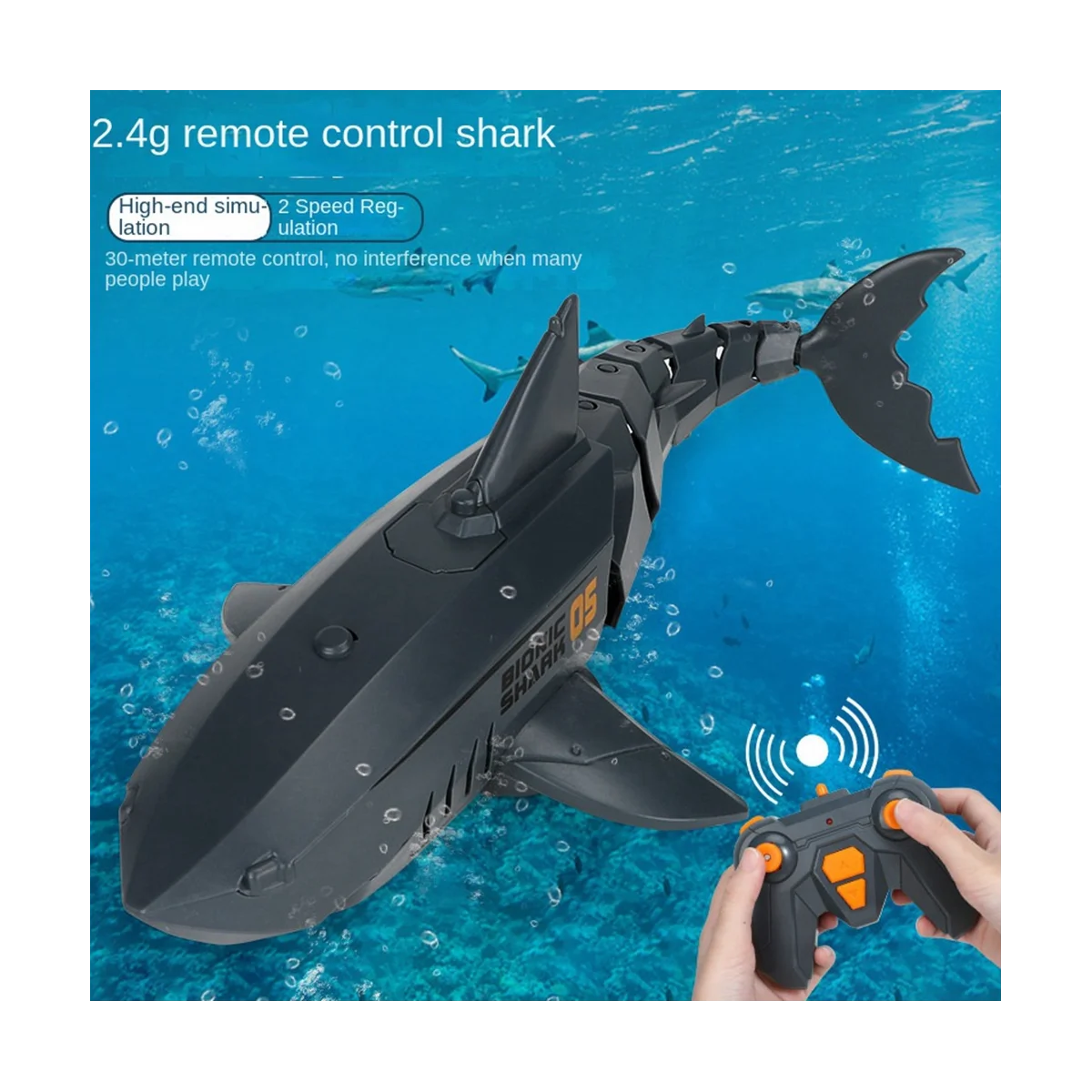 Smart Remote Control Fish Children&#39;s Swimming Pool Beach Bath Toys Simulation - £27.71 GBP