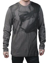 Dunkelvolk Mens Gray Trulo Peruvian Art Breathing Life In Long Sleeve T-Shirt NW - £15.94 GBP