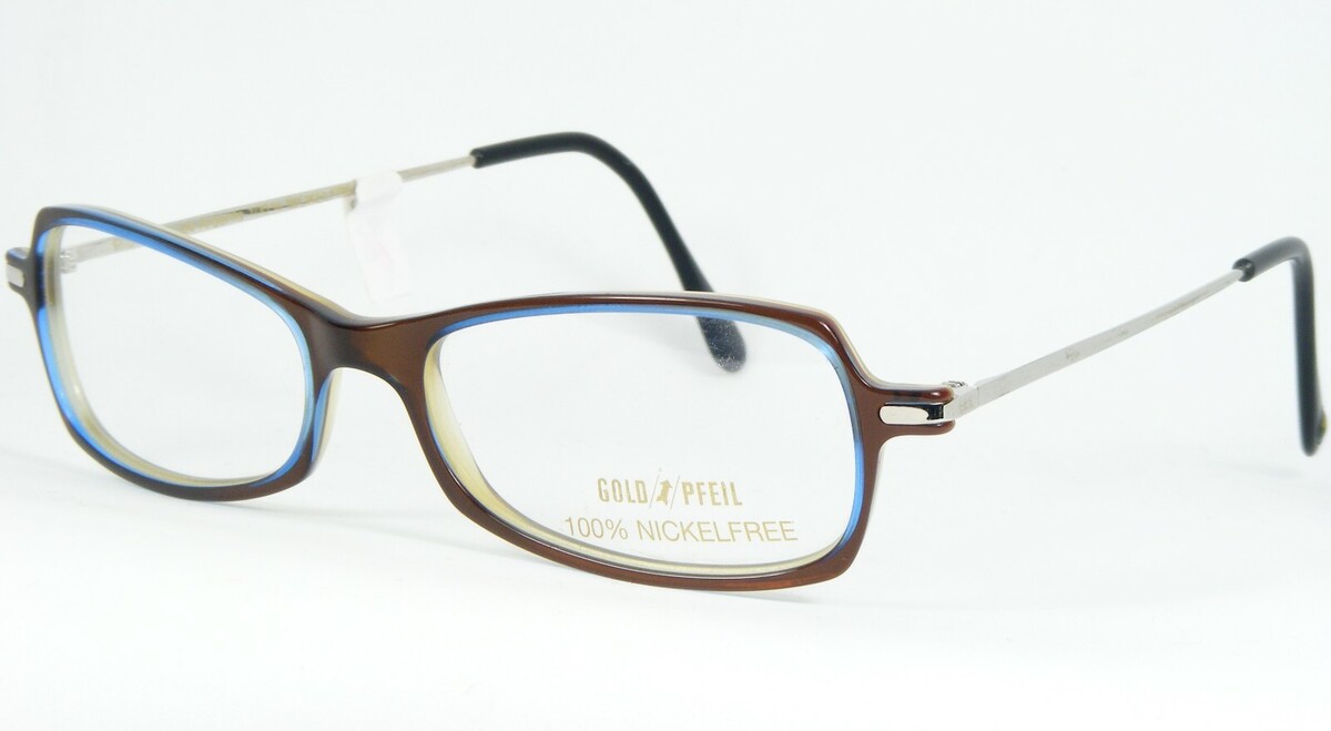 Gold Pfeil Von Argenta 4312 Blau / Brown/Olive Brille Goldpfeil 50-14-135mm - $76.22