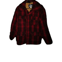 Vintage Woolrich Mens 44 Mackinaw Jacket Coat Buffalo Plaid Wool Chore 6... - $2,583.54 MXN