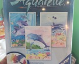 Ravensburger Aquarelle Watercolors Made Easy Set Dolphins  - Brand NEW S... - $18.69