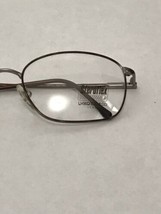 VTG New Luxottica Sferoflex Silver Copper Tortoise Eyeglass Flex Frame 53-18-135 - £23.51 GBP