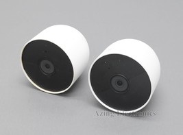 Google GA01894-US Nest Cam Indoor/Outdoor Security Camera (Pack of 2) - White - £86.31 GBP