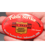 Vintage Indianapolis 2000 Hoosier Traction Meet City Transit Pin 17th An... - £10.39 GBP