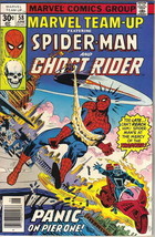 Marvel Team-Up Comic Book #58 Spider-Man and Ghost Rider 1977 VERY FINE- - £4.25 GBP