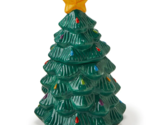 NEW Retro Evergreen Christmas Tree Ceramic Cookie Jar 10.5 inches tall - $17.50