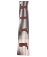 Kinara Cowboy Boot and Stripes Printed Table Runner 13x72 inches Cotton - $23.00 CAD