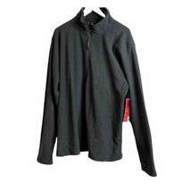 Killik Mens Dark Gray 1/4 Zip Pullover Jacket Size XL NWT - £13.95 GBP