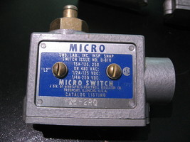 Limit Micro-Switch / Honeywell Part WZE-2RQ WZE2RQ - USED GOOD COND Qty 1 - $19.00