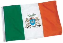Kelly Irish Coat of Arms Ireland Flag - 3&#39;x5&#39; foot - $675.75 MXN