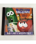 Veggie Tales CD Bob &amp; Larry&#39;s Backyard Party Sing Along Songs Vintage 2002 - $14.80
