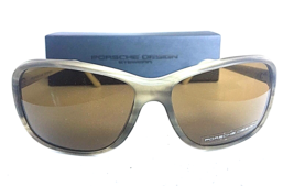 PORSCHE DESIGN P 8558 D 59mm Rx Gray Havana Men&#39;s Sunglasses Frame Italy - $189.99