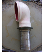 Vintage 8&quot;Cowl Vent with Solid  Bronze Deck plate 3” and  stainless Dora... - $3,195.96 MXN