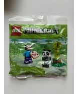 Lego Minecraft Steve and Baby Panda Polybag Set 30672 - New - £7.34 GBP