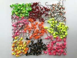 LuresPro 90 PCs combo 1/32 1/16 oz 1/8 3/16 1/4 oz Jigheads Fishing Crappie Bass - £27.49 GBP