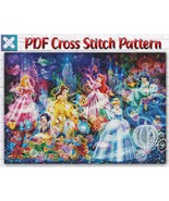Disney Princesses Large Counted PDF Cross Stitch Pattern - $4.80 CAD