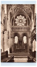 The Choir Christ Church Cathedral Oxford England Black And White Postcard - £7.36 GBP