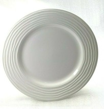 Pier 1 Ashlee Earthenware Salad Pate 8 5/8&quot;  White Made in Turkey - $9.89