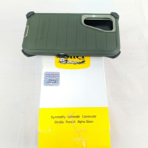 Otterbox Defender Pro For Galaxy S23 Only Lichen the Trek Green Case w Belt Clip - $35.07