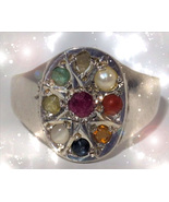 HAUNTED ANTIQUE RING SORCERER&#39;S WHEEL 9 GIFTS HIGHEST LIGHT COLLECTION M... - $11,064.45 MXN