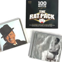 Frank Sinatra Best Dean Martin Essential Rat Pack 100 Hits CD Bundle Dino Sammy - £25.25 GBP