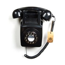 GPO 746 Push Button Retro Phone with Authentic Bell Ring and Wall Mount ... - $139.87 CAD