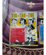 Vintage Travel Checkers/Tic-Tac-Toe Peg Style by Giant Plastics Corp, NY - £14.41 GBP
