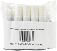 Bistro Chalk Marker Jumbo Broad Point 10/Pkg-White (Pack of 1) - $106.99