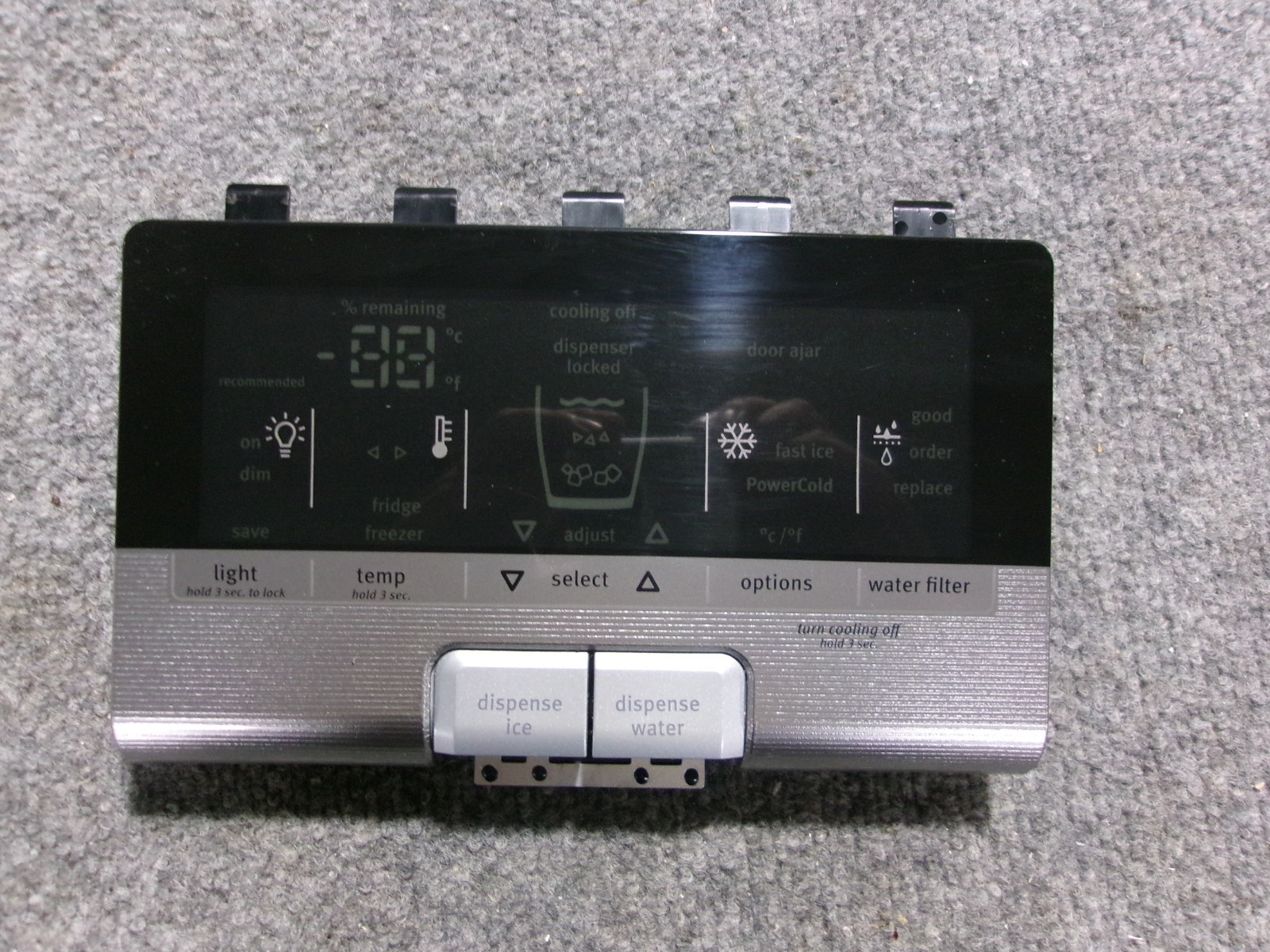 W11114753 MAYTAG REFRIGERATOR DISPENSER DISPLAY CONTROL BOARD - $65.00