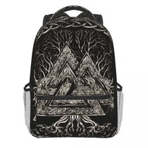 Vi Age Backpack Symbol Funny Backpa Youth Outdoor Style Soft High School Bags De - £137.15 GBP