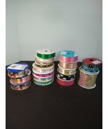 Lot Of 18  Mixed Colors And Sizes Ribbon Offray and Others Brands Disney - £14.93 GBP