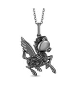 Disney Treasures Fantasia Stimulated Diamond Pendant 1/10 Cttw Sterling ... - $150.44 CAD