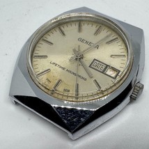 Vintage Geneva Hong Kong Men Hand-Winding Mechanical Watch~For Parts Repair - $28.49