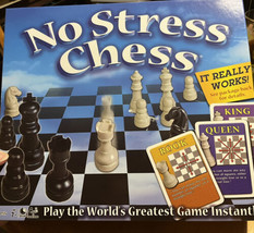 No Stress Chess Board Game Easy Learn Chess Game Age 7+ - £7.56 GBP